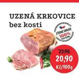 RABBIT řeznictví UZENÁ KRKOVICE bez kosti 100g nabídka