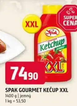 Terno Spak Gourmet Kečup xxl 1400g, vybrané druhy nabídka