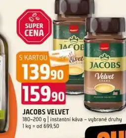 Terno Jacobs Velvet 180-200 g instantní káva vybrané druhy nabídka