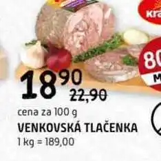 Terno Venkovská tlačenka 100g nabídka