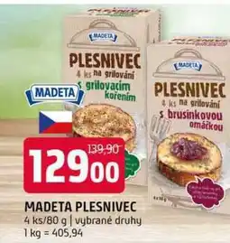 Terno Madeta plesnivec 4 ks 80 g vybrané druhy nabídka