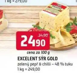 Terno Excelent sýr Gold 100g, vybrané druhy nabídka
