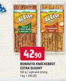 Terno Bonavita knackebrot extra dlouhý 130 g vybrané druhy nabídka