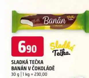 Terno Sladká tečka banán v čokoládě 30 g nabídka