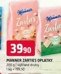 Terno Manner Zarties oplatky 200 g vybrané druhy nabídka
