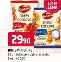 Terno Bohemia chips 65 g čočkové vybrané druhy nabídka