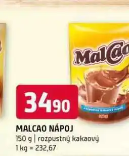 Terno Malcao nápoj 150 g rozpustný kakaový nabídka