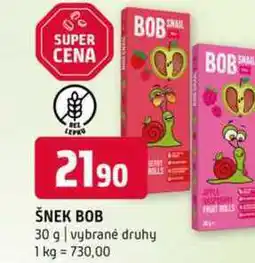 Šnek bob 30 g vybrané druhy