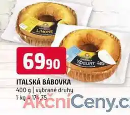 Terno Italská bábovka 400 g vybrané druhy nabídka