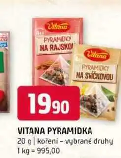 Terno Vitana pyramidka 20 g koření vybrané druhy nabídka
