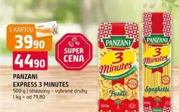 Terno Panzani express 3 minutes 500 g těstoviny vybrané druhy nabídka