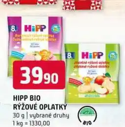 Terno Hipp bio rýžové oplatky 30 g vybrané druhy nabídka