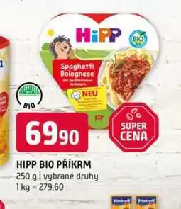 Terno HiPP BIO příkrm 250 g vybrané druhy nabídka