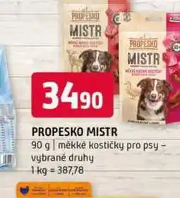 Terno Propesko mistr 90 g měkké kostičky pro psy vybrané druhy nabídka