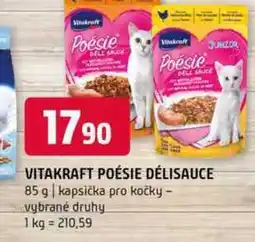 Terno vitakraft poésie délisauce 85 g kapsička pro kočky vybrané druhy nabídka