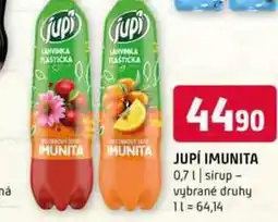 Terno Jupí imunita 0,7l sirup vybrané druhy nabídka