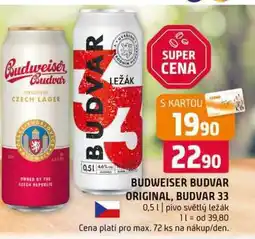 Terno Budweiser Budvar 0,5l nabídka