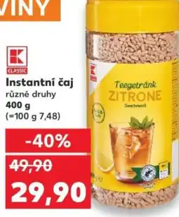 Kaufland Instantní čaj nabídka