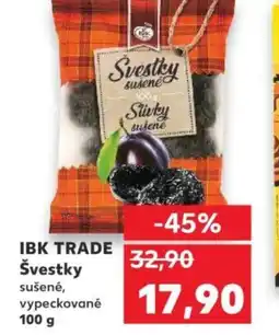Kaufland IBK TRADE Švestky sušené, vypeckované nabídka