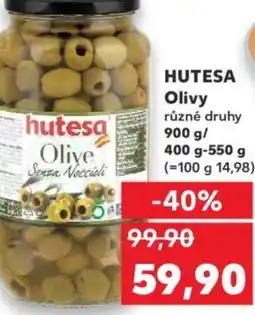 Kaufland HUTESA Olivy nabídka