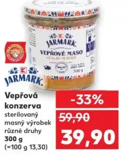 Kaufland Vepřová konzerva sterilovaný nabídka