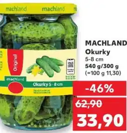 Kaufland MACHLAND Okurky nabídka