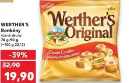 Kaufland WERTHER'S Bonbóny nabídka