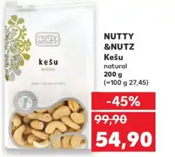 Kaufland NUTTY &NUTZ Kešu natural nabídka