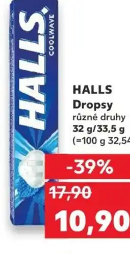 Kaufland HALLS Dropsy nabídka