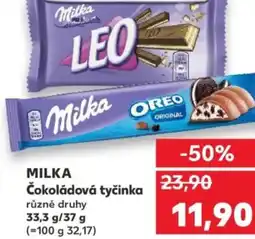 Kaufland MILKA Čokoládová tyčinka nabídka