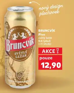 Kaufland BRUNCVÍK Pivo nabídka