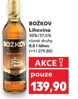 Kaufland BOŽKOV Lihovina 30%/37,5% nabídka