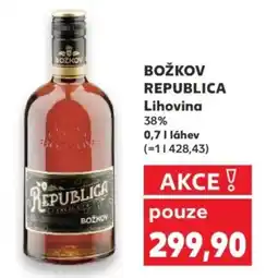 Kaufland BOŽKOV REPUBLICA Lihovina 38% nabídka