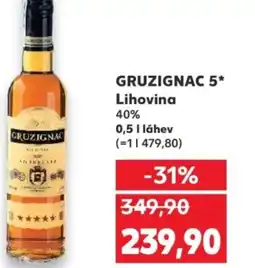Kaufland GRUZIGNAC 5* Lihovina 40% nabídka