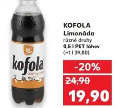 Kaufland KOFOLA Limonáda nabídka