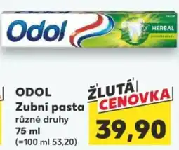 Kaufland ODOL Zubní pasta nabídka