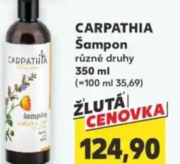 Kaufland CARPATHIA Šampon nabídka