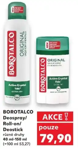 Kaufland BOROTALCO Deospray/ Roll-on/ Deostick nabídka