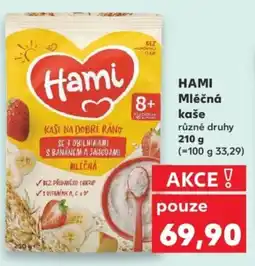 Kaufland HAMI Mléčná kaše nabídka