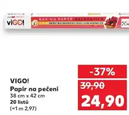 Kaufland VIGO! Papír na pečení nabídka