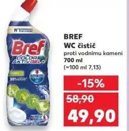 Kaufland BREF WC čistič nabídka