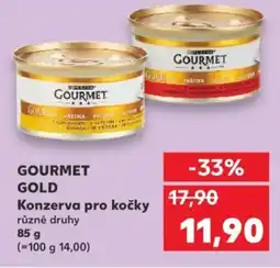 Kaufland GOURMET GOLD Konzerva pro kočky nabídka