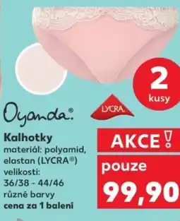 Kaufland Kalhotky nabídka