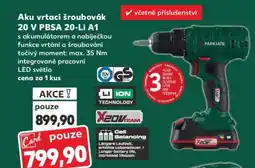 Kaufland PARKSIDE Aku vrtací šroubovák 20 V PBSA 20-Li A1 nabídka