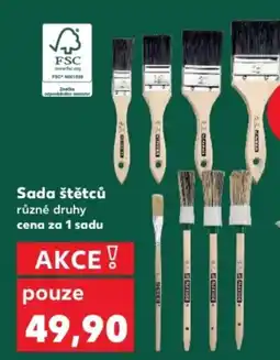 Kaufland Sada štětců nabídka