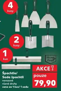 Kaufland Špachtle/ Sada špachtli nabídka