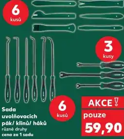 Kaufland Sada uvolňovacích pák/ klínů/ háků nabídka
