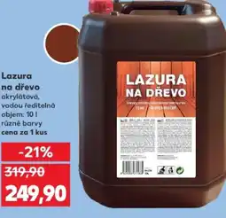 Kaufland Lazura na dřevo nabídka
