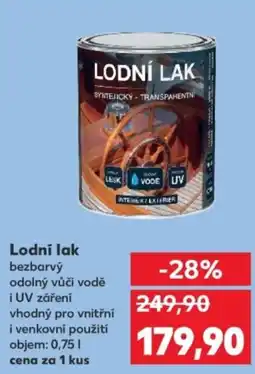 Lodní lak bezbarvý
