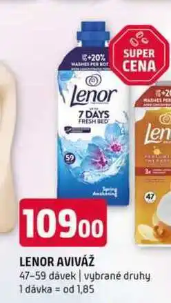 Terno Lenor aviváž vybrané druhy nabídka